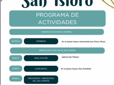 Programa de Actividades San Isidro 2024